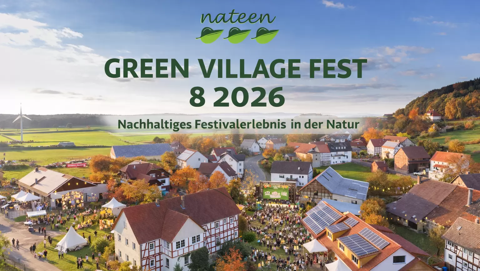 Nateen Green Village Fest 8 2026 – Nachhaltiges Festivalerlebnis in der Natur